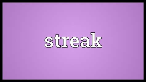 streak wordreference